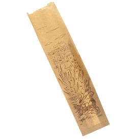 Paper Food Bag "Siega" Kraft 12+9x50cm (1000 Units)