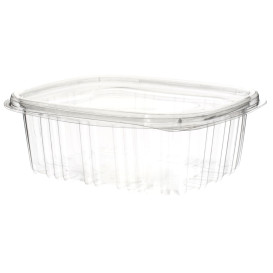 Plastic Hinged Deli Container OPS 375ml (1080 Units)