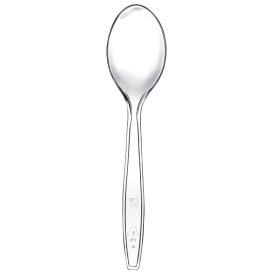 Plastic Spoon Premium PS Clear 19cm (50 Units) 