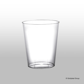 Plastic Cup PS "Moon" Clear 320ml (20 Units) 