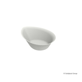 Sugarcane Mini Bowl "Gota" White 10x8cm (50 Units) 