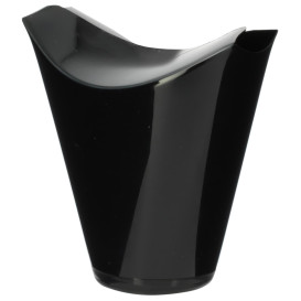 Tasting Plastic Container PP "Click-Clack" Black 80ml (20 Units)