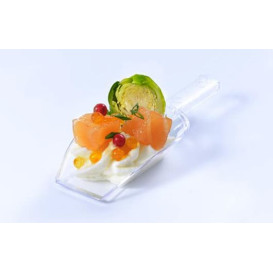Tasting Plastic Spoon PS "Pala" Clear 9x3,7cm (400 Units)