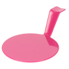 Tasting Plastic Plate PS "Gourmand" Raspberry Ø4,5x2cm (600 Units)