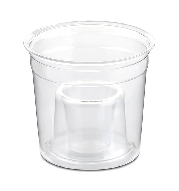 Plastic Cup PS Crystal "Shot Bomb" 250ml (50 Units) 