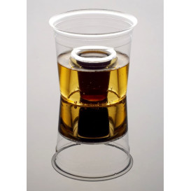 Plastic Cup PS Crystal "Shot Bomb" 250ml (50 Units) 