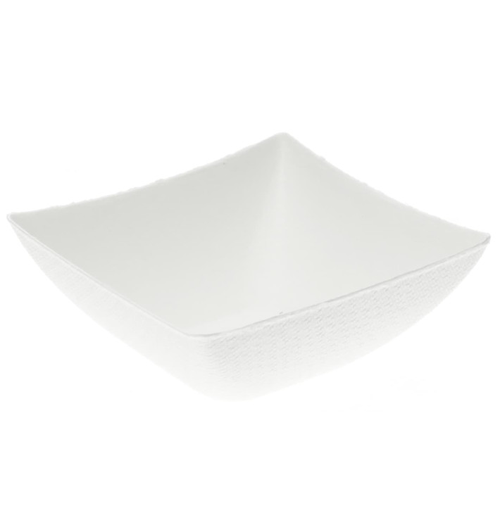 Sugarcane Mini Bowl Square Shape White 7x7cm (600 Units)