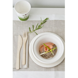 Sugarcane Bowl White Ø15cm 400ml (300 Units)