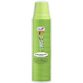 Plastic Shot PS Lime Green 80ml Ø5,7cm (1500 Units)