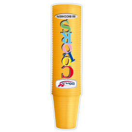 Plastic Cup PS Mango 200ml Ø7cm (50 Units) 