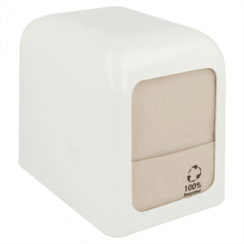 Napkin Plastic Dispenser "Miniservis" White 15x10x12,5cm  (1 Unit)