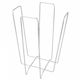 Wire Napkin Holder Silver 18x18x19,4cm (1 Unit) 