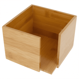 Bamboo Napkin Holder 13,5x13,5x10cm (1 Unit) 