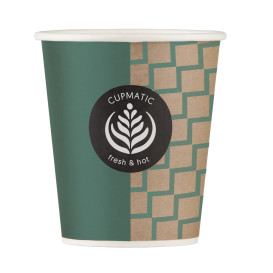 Paper Cup "Cupmatic" 9 Oz/280ml Ø8,0cm (1000 Units)