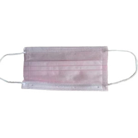 Disposable Surgical Mask Triple Layer with Gum Pink (50 Units)