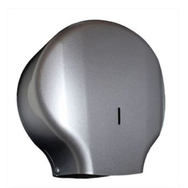 Plastic Paper Roll Dispenser 300m ABS Silver  (1 Unit)