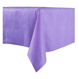 Tablecloth Novotex Non-Woven Purple 100x100cm (150 Units)  