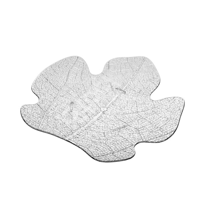 Tasting Plastic Plate PS Flat Clear 8x6,6 cm (25 Units) 