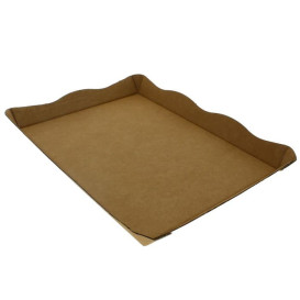 Cardboard Tray Fast Food Kraft (10 Units)