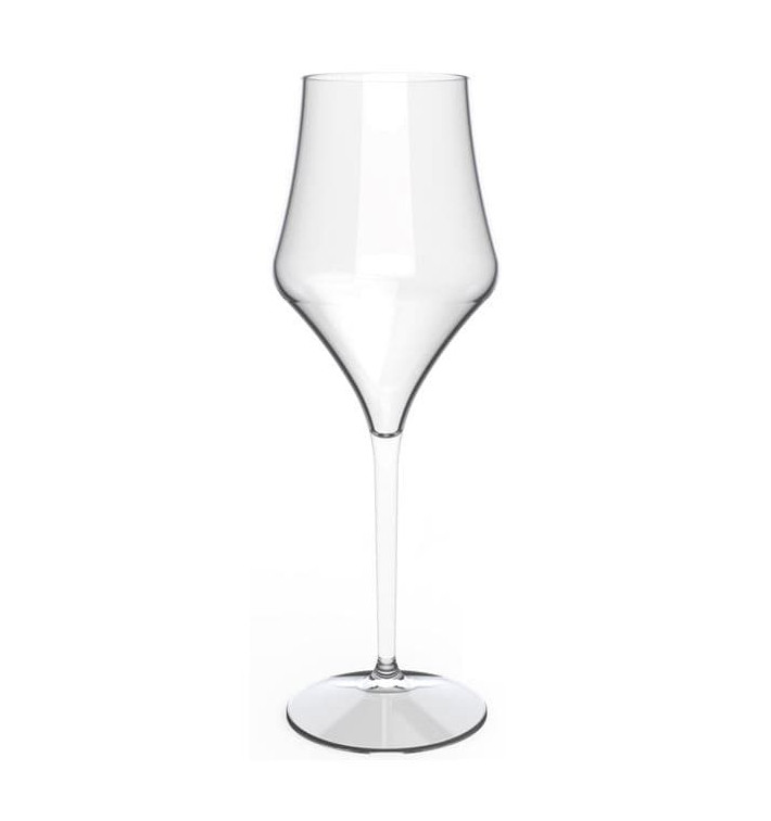 Reusable Plastic Glass Wine "Tritan" Clear 320ml (1 Unit) 