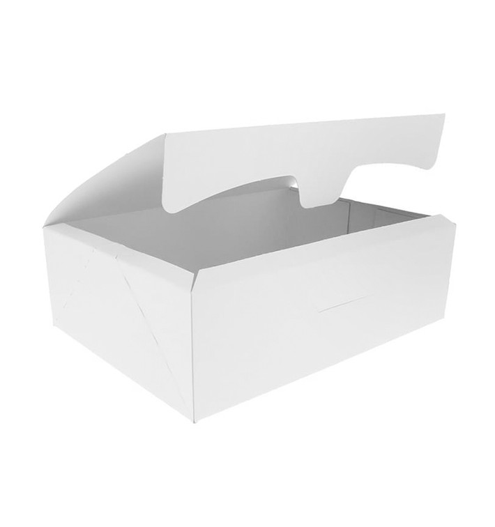 Paper Bakery Box White 25,8x18,9x8cm 2Kg (125 Units)