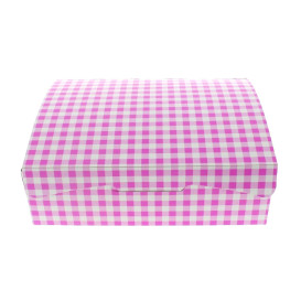 Paper Bakery Box Pink 20,4x15,8x6cm 1kg (20 Units)