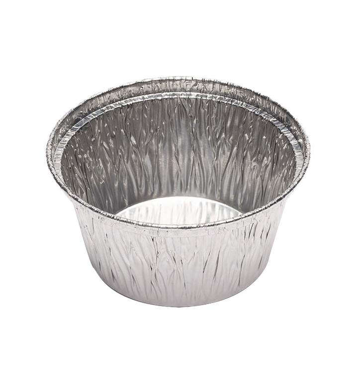 Foil Pan Pastry Round Shape 110ml (50 Units)  