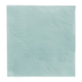 Paper Napkin Edging Light Blue 20x20 2C (100 Units)  