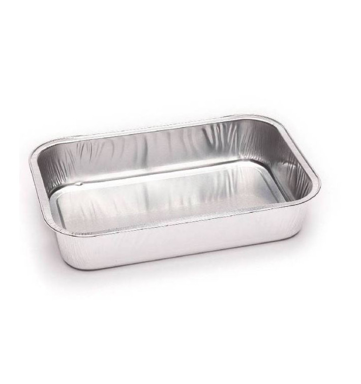 Foil Container Rectangular Shape 330ml (100 Units)