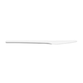 Cornstarch Knife Biodegradable CPLA White 16cm (50 Units) 