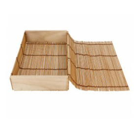 Bamboo Sushi Container 23x13x4,5cm (1 Unit)