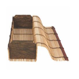 Bamboo Sushi Container 23x8x6cm (24 Units)