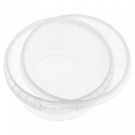 Plastic Deli Container with Plastic Lid PP Tamper-Evident 300 ml Ø11,8 (34 Units)