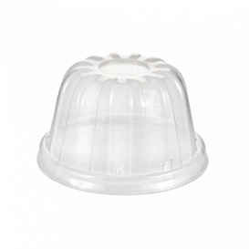 Plastic Dome Lid PS Clear Ø8,9cm (1000 Units)