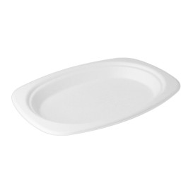 Sugarcane Tray White 23,3x16,5x2 cm (800 Units)