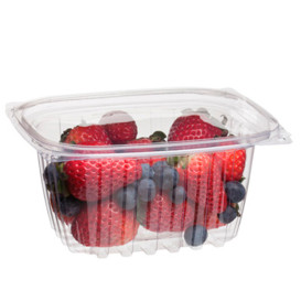 Cornstarch Deli Container with Lid PLA Compostable 470ml (300 Units)