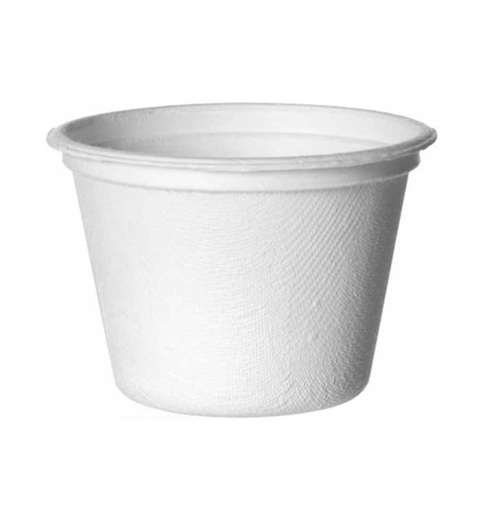 Sugarcane Container Bagasse White 120ml (50 Units) 