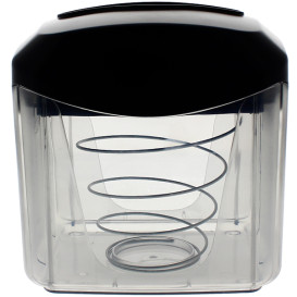 Napkin Dispenser ABS Black 15,5x13,5x15,0cm  (1 Unit)