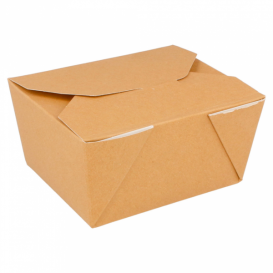 Paper Take-out Container "American" Natural 11,3x9x6,4cm 780ml (50 Units) 