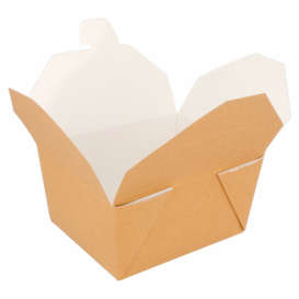 Paper Take-out Container "American" Natural 11,3x9x6,4cm 780ml (50 Units) 