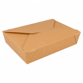 Paper Take-out Container "American" Natural 19,7x14x4,6cm 1470ml (50 Units) 