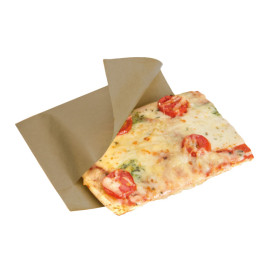 Paper Bag Grease-Proof Opened 15x13/10cm Natural (6000 Units)