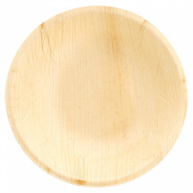 Palm Leaf Bowl Round Shape Ø18x3,5cm (25 Units)
