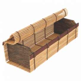 Bamboo Sushi Container 23x8x6cm (24 Units)