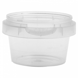 Plastic Deli Container Tamper-Evident PP 30ml Ø4,8cm (3840 Units)