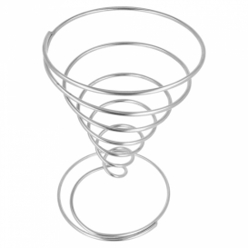 Serving Basket Containers Steel Ø10,5x15,5cm (6 Units)