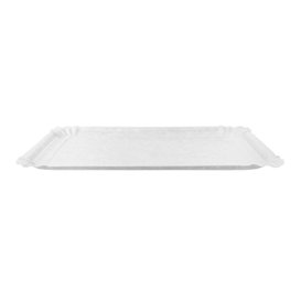 Paper Tray Rectangular shape White 10x16 cm (100 Units)  