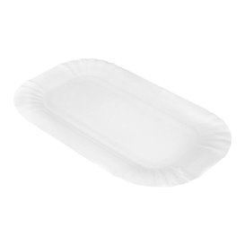 Paper Tray Rectangular shape White 9x15 cm (100 Units)  