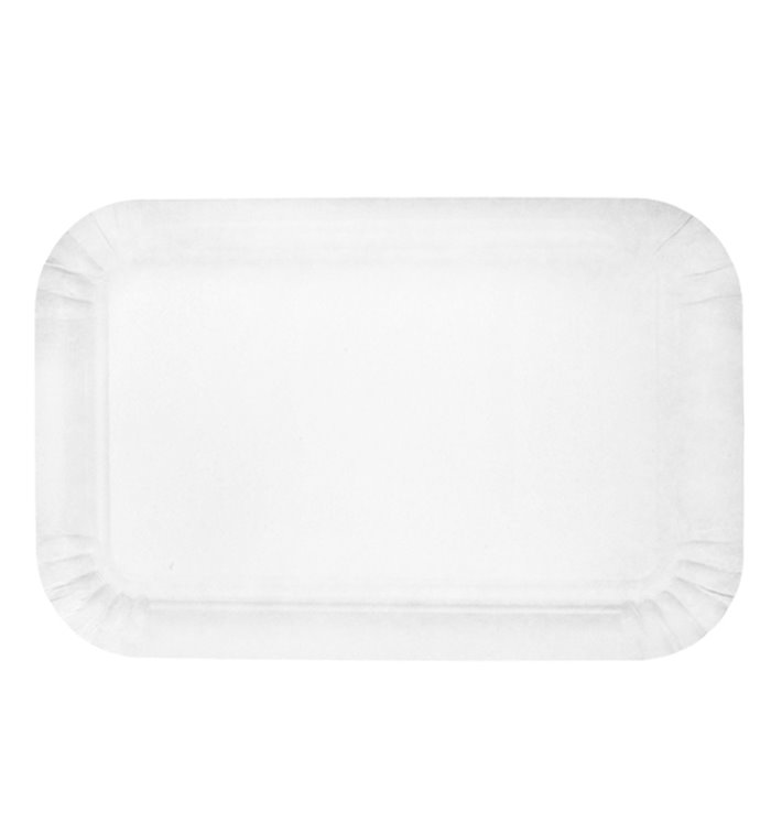 Paper Tray Rectangular shape White 12x19 cm (1.500 Units)
