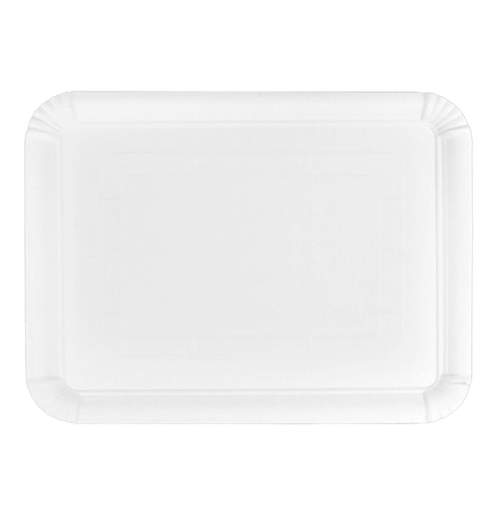 Paper Tray Rectangular shape White 25x34 cm (400 Units)